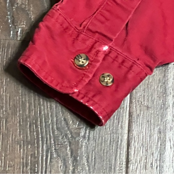 Vintage J Riggings Hunting Horn Shirt Mens XL Red Long Sleeve Outdoor Shirt - Picture 6 of 7